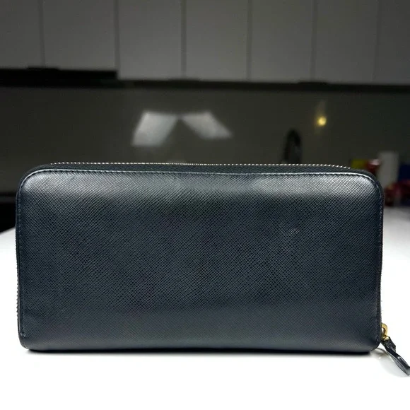 Prada Saffiano Leather Bow Wallet - Picture 2 of 8